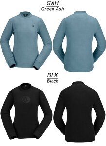 即出荷 22-23 VOLCOM/ボルコム POLAR FLEECE crew レディース セカンドレイヤー フリース スノーボードウェア 2023 型落ち