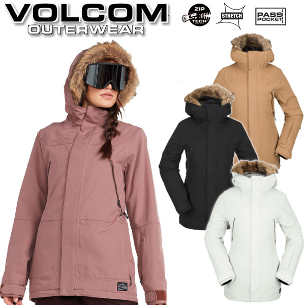 22-23 VOLCOM/ボルコム SHADOW INS jacket レディース 防水ジャケット スノーボードウェア スノーウェアー 2023 予約商品