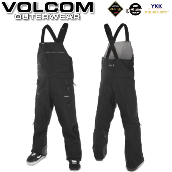 22-23 VOLCOM/ボルコム 3L GORE-TEX BIB overhauler メンズ レディース 防水ゴアテックスビブパンツ スノーボードウェア スノーウェアー 2023 予約商品