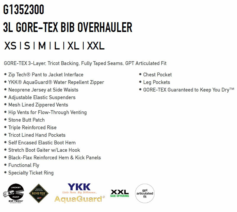 22-23 VOLCOM/ボルコム 3L GORE-TEX BIB overhauler メンズ レディース 防水ゴアテックスビブパンツ スノーボードウェア スノーウェアー 2023 予約商品