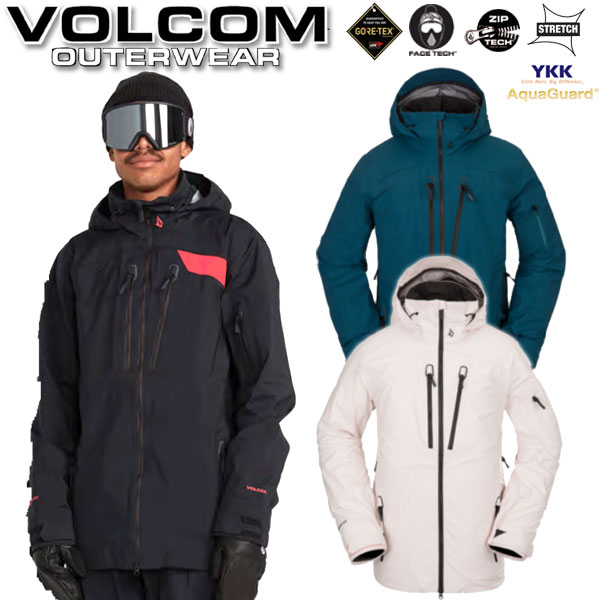 22-23 VOLCOM/ボルコム GUCH STRETCH GORE-TEX jacket メンズ レディース 防水ゴアテックスジャケット スノーボードウェア スノーウェアー 2023 予約商品