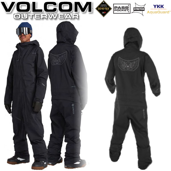 即出荷 22-23 VOLCOM/ボルコム JAMIE LYNN GORE-TEX jumpsuit メンズ レディース ゴアテックスゴアテックスつなぎ スノーボードウェア スノーウェアー 2023