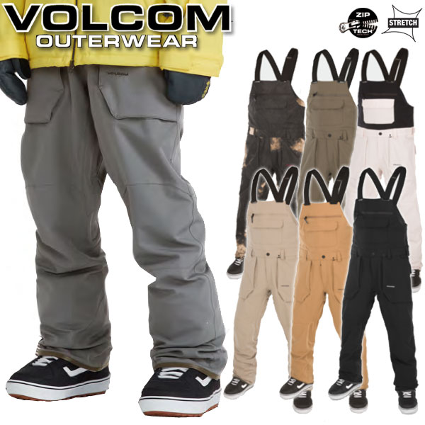 即出荷 22-23 VOLCOM/ボルコム ROAN BIB overall メンズ レディース 防水ビブパンツ スノーボードウェア スノーウェアー 2023