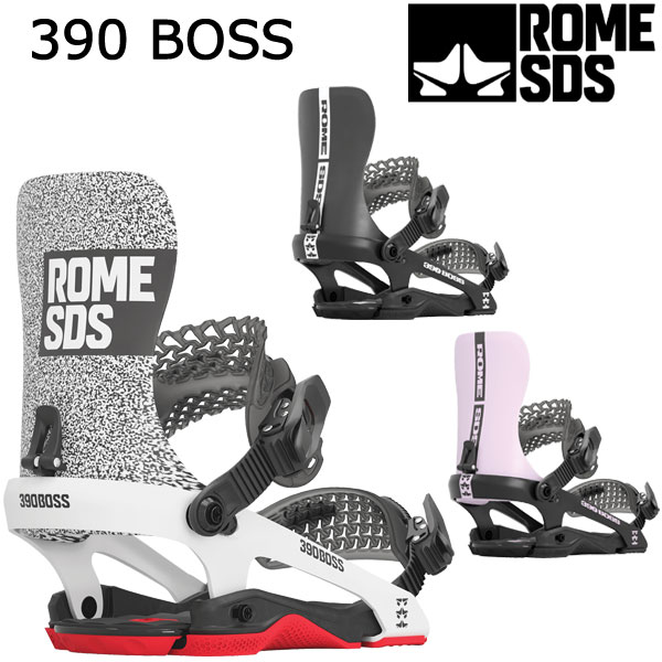 23-24 ROME SDS/ローム 390 BOSS メンズ レディース ビンディング バインディング スノーボード 2024