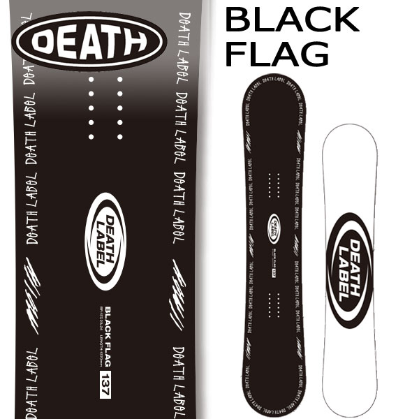 23-24 DEATH LABEL / デスレーベル BLACK FLAG ブラックフラッグ メンズ レディース スノーボード グラトリ キッカー 板 2024 型落ち