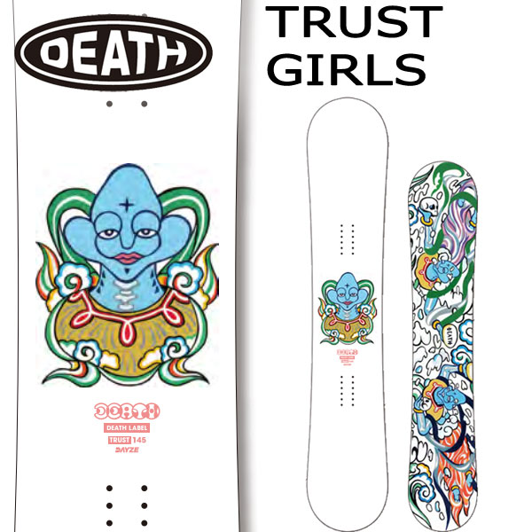 23-24 DEATH LABEL / デスレーベル TRUST GIRLS トラストガールズ レディース スノーボード キッカー カービング 板 2024 型落ち