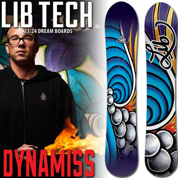 23-24 LIB TECH / リブテック DYNAMISS ダイナミス レディース メンズ スノーボード カービング パウダー 板 2024 型落ち