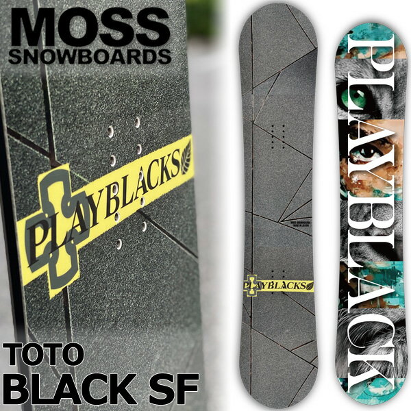 23-24 MOSS SNOWBOARDS/XXm[{[h TOTO BLACK SF ggubNGXGt Y fB[X Xm[{[h Og  2024 ^