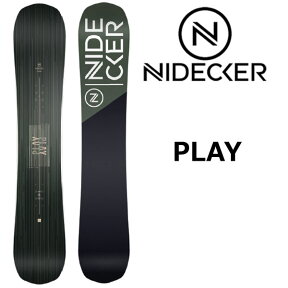 23-24 NIDECKER / ナイデッカー PLAY プレイ メンズ スノーボード 板 2024