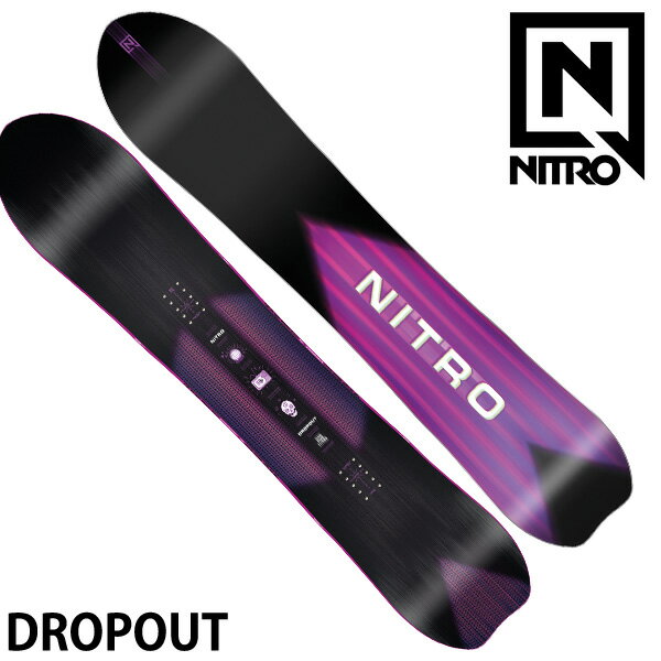 23-24 NITRO / ナイトロ DROPOUT ドロップアウト メンズ レディース スノーボード パウダー 板 2024 型落ち