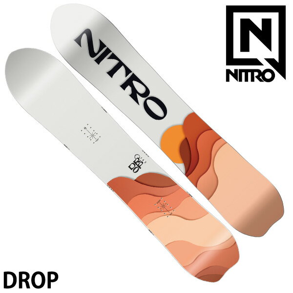 23-24 NITRO / ナイトロ DROP ドロップ レディース スノーボード パウダー カービング 板 2024 型落ち