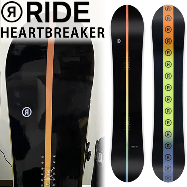 23-24 RIDE / ライド HEARTBREAKER ハートブレイカー レディース スノーボード ジブ グラトリ 板 2024 予約商品