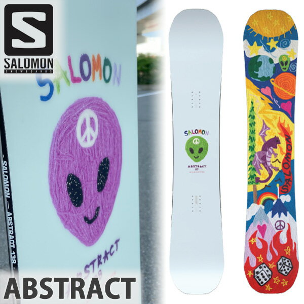 23-24 SALOMON / サロモン ABSTRACT アブストラクト メンズ レディース スノーボード パーク 板 2024 型落ち