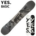 23-24 YES / イエス BASIC ベーシック メンズ レディース スノーボード カービング 板 2024 型落ち