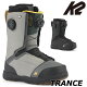 23-24 K2/ケーツー TRANCE トランス レディース ブーツ ダブルボア 熱成型対応 スノーボード 2024 予約商品