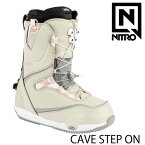 23-24 NITRO/ナイトロ CAVE STEP ON ケイブ ステップオン スピードレース レディース ブーツ スノーボード 2024