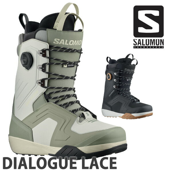 23-24 SALOMON/サロモン DIALOGUE LACE SJ BOA ダイアログ 紐 ボア メンズ レディース ブーツ 熱成型対応 スノーボード 2024