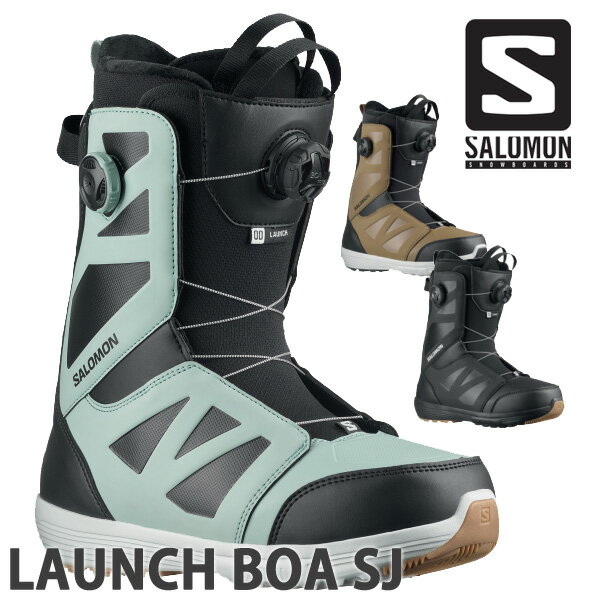 23-24 SALOMON/サロモン LAUNCH BOA SJ ローンチ ボア メンズ レディース ブーツ 熱成型対応 スノーボード 2024