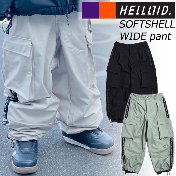 23-24 HELLOID/إ SOFTSHELL WIDE PANT եȥ磻ɥѥ  ǥ ɿѥ Ρܡɥ Ρ 2024 