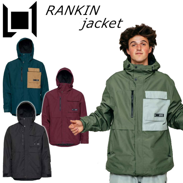 23-24 L1 PREMIUM GOODS/エルワン RANKIN JACKET ランキンジャケット メンズ レディース 防水ジャケット スノーボードウェア スノーウェアー 2024 型落ち