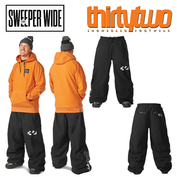 23-24 THIRTYTWO/サーティーツー SWEEPER WIDE pant スイーパーワイドパンツ メンズ レディース 防水パンツ スノーボ…