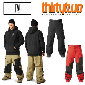 23-24 THIRTYTWO/サーティーツー TM PANT メンズ レディース 防水パンツ スノーボードウェア スノーウェアー 2024