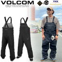 23-24 VOLCOM/ボルコム 3L GORE-TEX BIB overhauler メンズ レディース 防水ゴアテックスビブパンツ スノーボードウェア ス...