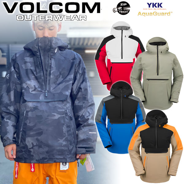 21-22 VOLCOM/ボルコム USST BRIGHTON PULLOVER jacket メンズ スノーウェアー ジャケット スノーボードウェア 2022