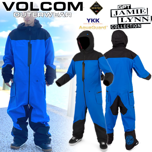 23-24 VOLCOM/ボルコム JAMIE LYNN GORE-TEX jumpsuit ジェイミー・リン メンズ GORE-TEX ツナギ スノーボードウェア…
