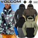 23-24 VOLCOM ボルコム L GORE-TEX jacket メンズ レディース 防水ゴアテックスジャケット スノーボードウェア スノーウェアー 2024