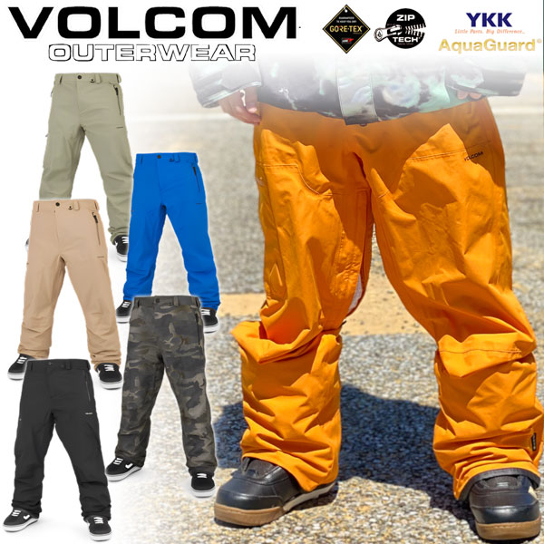 23-24 VOLCOM/ボルコム L GORE-TEX pant メンズ レディース 防水ゴアテックスパンツ スノーボードウェア スノーウェアー 2024 型落ち