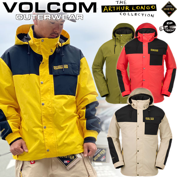 23-24 VOLCOM/ボルコム LONGO GORE-TEX jacket メンズ レディース アーサー・ロンゴ 防水ゴアテックスジャケット ス…