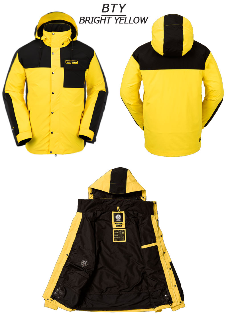 23-24 VOLCOM/ボルコム LONGO GORE-TEX jacket メンズ レディース アーサー・ロンゴ 防水ゴアテックスジャケット スノーボードウェア スノーウェアー 2024 3