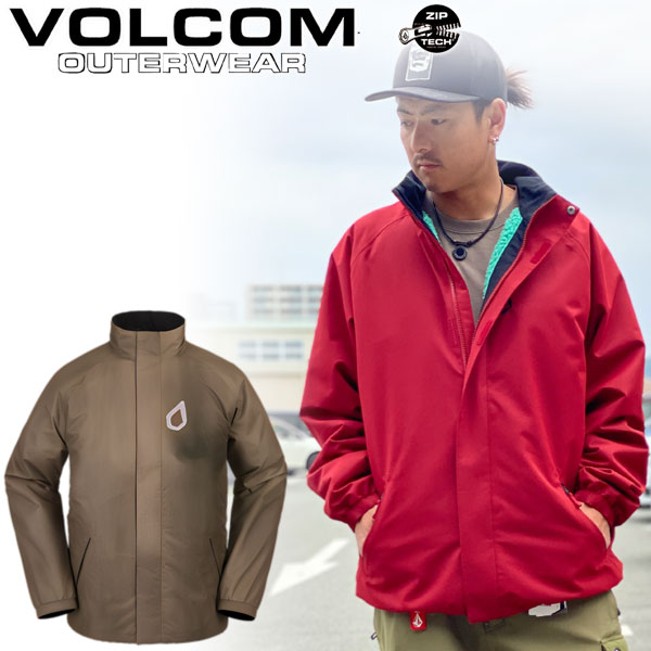 23-24 VOLCOM/ボルコム RAVRAAH jacket メンズ レディース 防水ジャケット スノーボードウェア スノーウェアー 2024