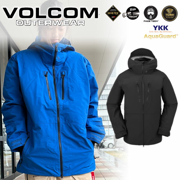 23-24 VOLCOM/ボルコム TDS INF GORE-TEX jacket メンズ レディース 防水ゴアテックスジャケット スノーボードウェア スノーウェアー 2024