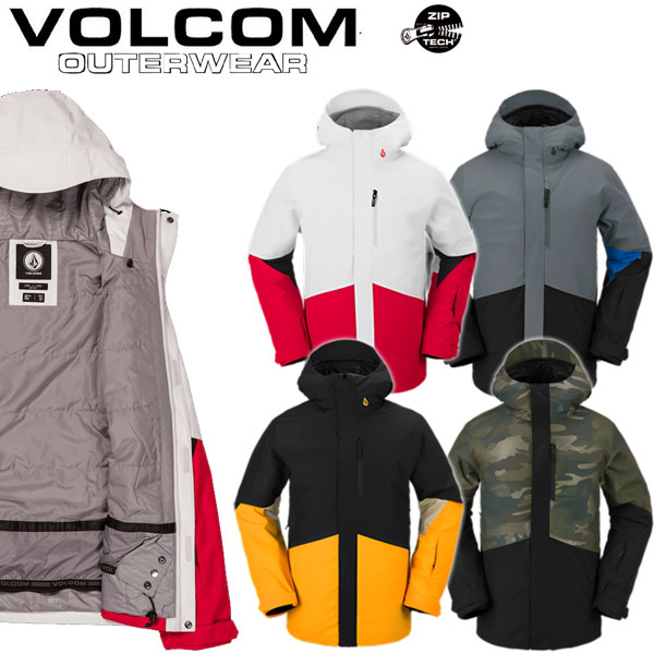 23-24 VOLCOM/ボルコム VCOLP INS jacket メンズ レディース 防水ジャケット スノーボードウェア スノーウェアー 2024 型落ち