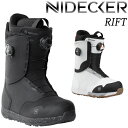 24-25 NIDECKER/ナイデッカー RIFT リフト メンズ ダブルボア ブーツ スノーボード 2025
