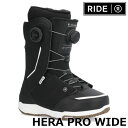 24-25 RIDE/ライド HERA PRO WIDE ヘラプロワイド レディース ブーツ ダブルボア BOA 熱成型対応 スノーボード 2025