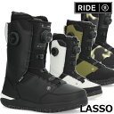 24-25 RIDE/ライド LASSO ラッソ メンズ ブーツ ダブルボア BOA 熱成型対応 スノーボード 2025