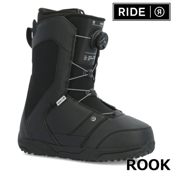 24-25 RIDE/ライド ROOK ルーク メンズ ブーツ ボア BOA 熱成型対応 スノーボード 2025