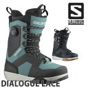 24-25 SALOMON/サロモン DIALOGUE LACE SJ BOA ダイアログ メンズ レディース 熱成型対応ブーツ シューレース ボア スノーボー...