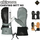 24-25 eb's / エビス CARVING MITT NLL ミトングローブ GORE-TEX 手袋 メンズ レディース スノーボード スキー 2025