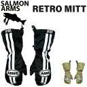 24-25 SALMON ARMS / サーモンアームズ RETRO mitt ミトングローブ 手袋 メンズ レディース スノーボード スキー 2025