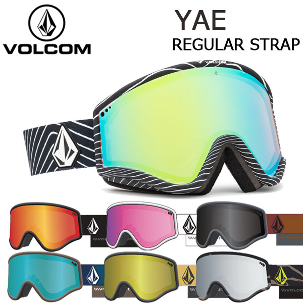 24-25 VOLCOM/ボルコム YAE レギュラーストラップ メンズ レディース ゴーグル ジャパンフィット スノーボード スキー 2025 型落ち