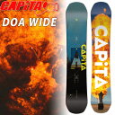 24-25 CAPITA / キャピタ DOA WIDE ディーオーエー スノーボード 板 2025 予約商品