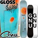 24-25 GNU/グヌー GLOSS グロス レディース スノーボード ジブ パーク 板 2025