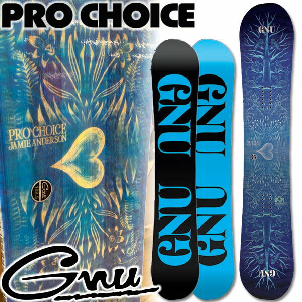 24-25 GNU/グヌー PRO CHOICE プロチョイス レディース スノーボード ジブ パーク 板 2025