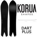 KORUA shapes/コルアシェイプス DART PLUS ダートプラス メンズ スノーボード パウダー カービング 板 2026 予約商品