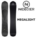 24-25 NIDECKER / MEGALIGHT メガライト メンズ レディース パウダー スノーボード 板 2025 予約商品