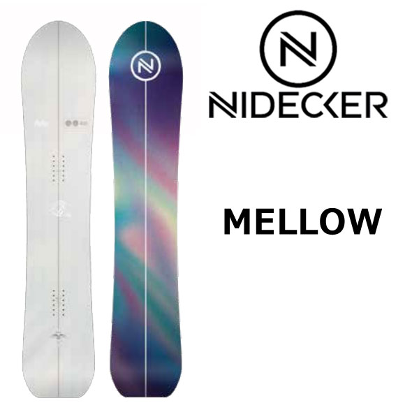 24-25 NIDECKER / ナイデッカー MELLOW メロウ メンズ レディース パウダー スノーボード 板 2025 予約..